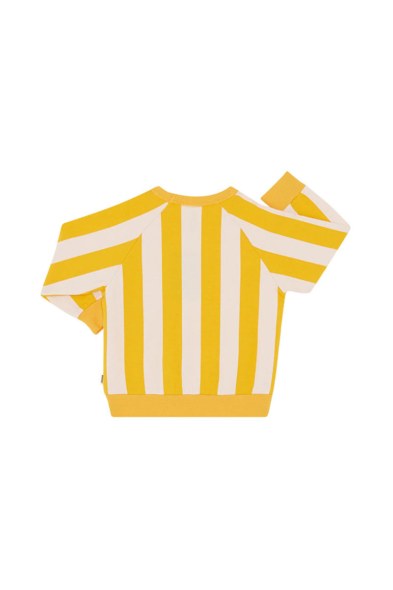 Bonds Kids Soft Threads Pullover - Vertical Rugby Stripe Yellow