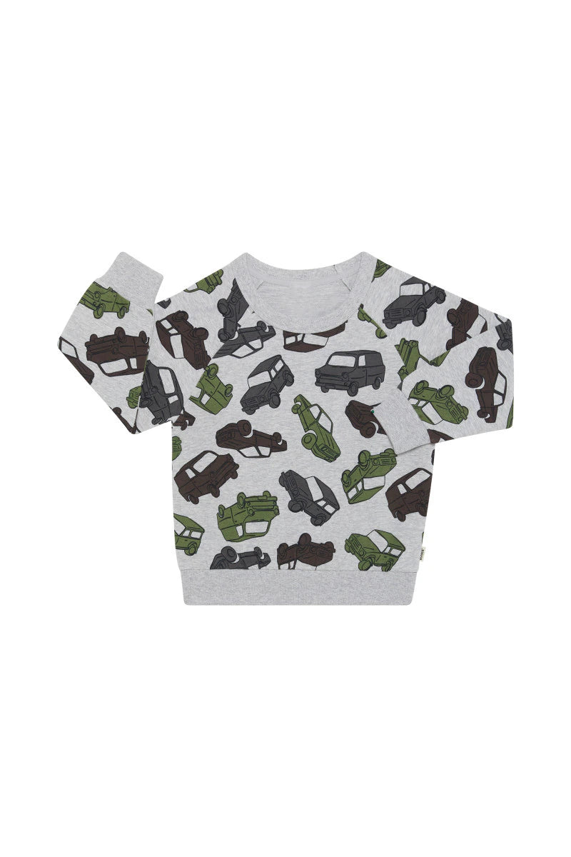 Bonds Kids Soft Threads Pullover - Camo Car