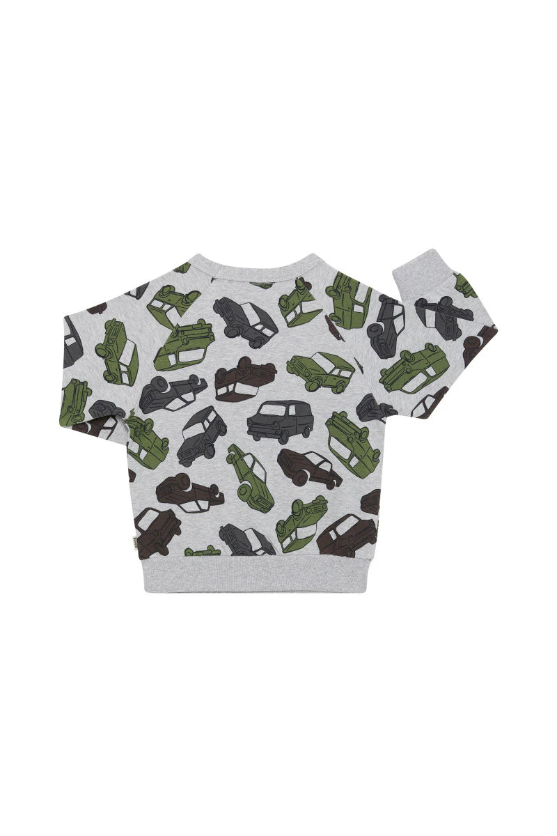 Bonds Kids Soft Threads Pullover - Camo Car