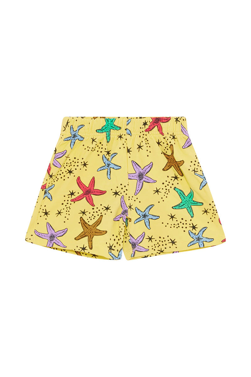 Bonds Kids Soft Threads Short - Starry Sea Sway Yellow