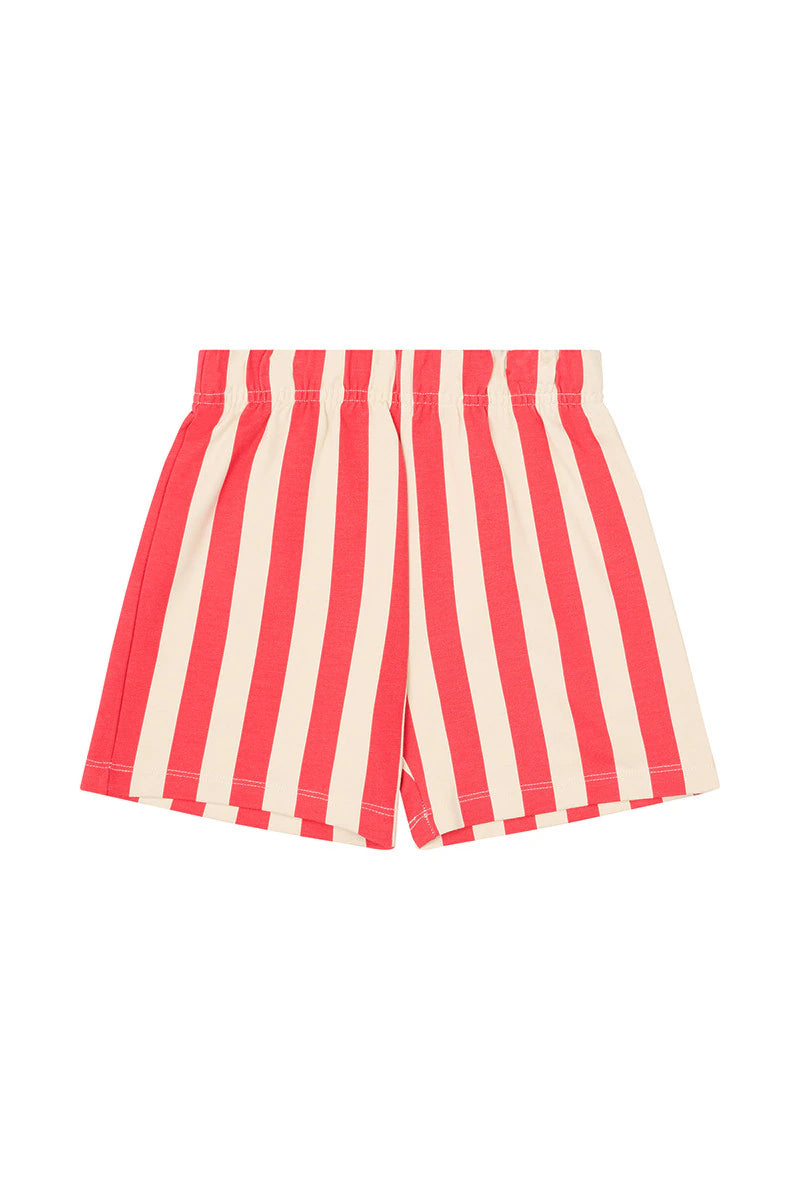 Bonds Kids Soft Threads Short - Vertical Stripe Cherry Soda