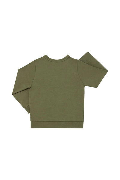 Bonds Kids Tech Sweats Pullover - Jungle Camo