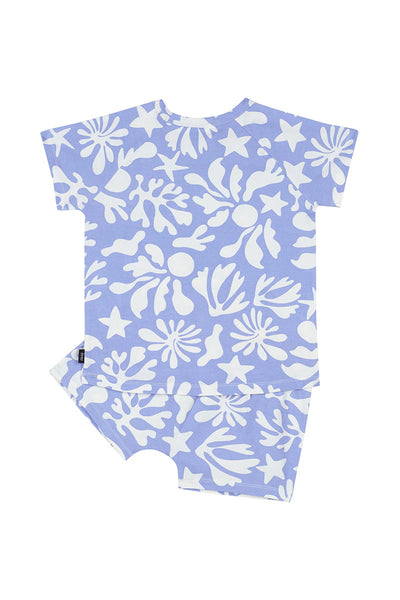 Bonds Kids Short Sleeve Sleep Set - Floral Coral Drift