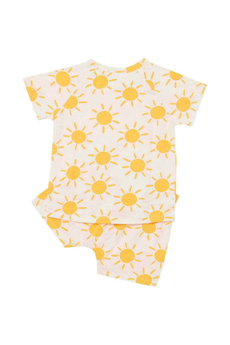 Bonds Kids Tee Sleep Set - Sun-Burst White