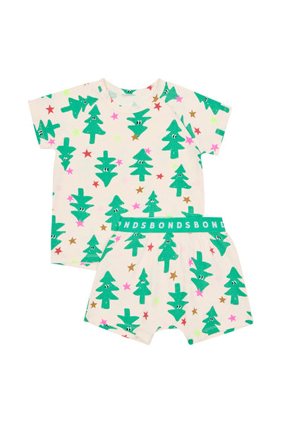 Bonds Kids Tee Sleep Set - Twinkle Tree Sesame Seed