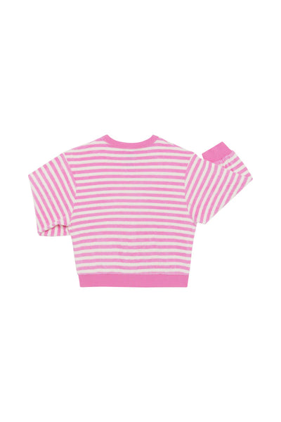 Bonds Kids Terry Towelling Pullover - Blind Blossom Brenton Stripe