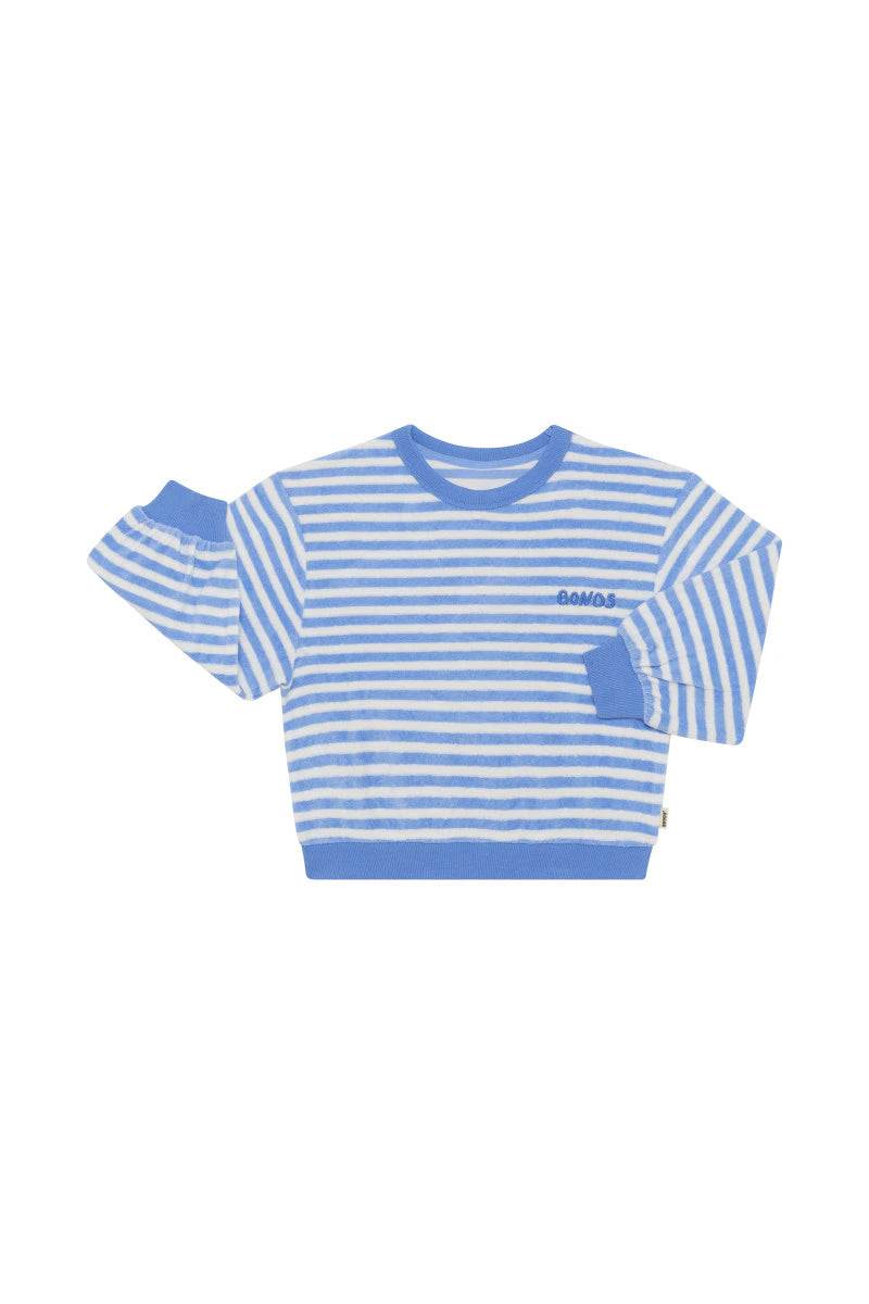 Bonds Kids Terry Towelling Pullover - Sail Away Brenton Stripe