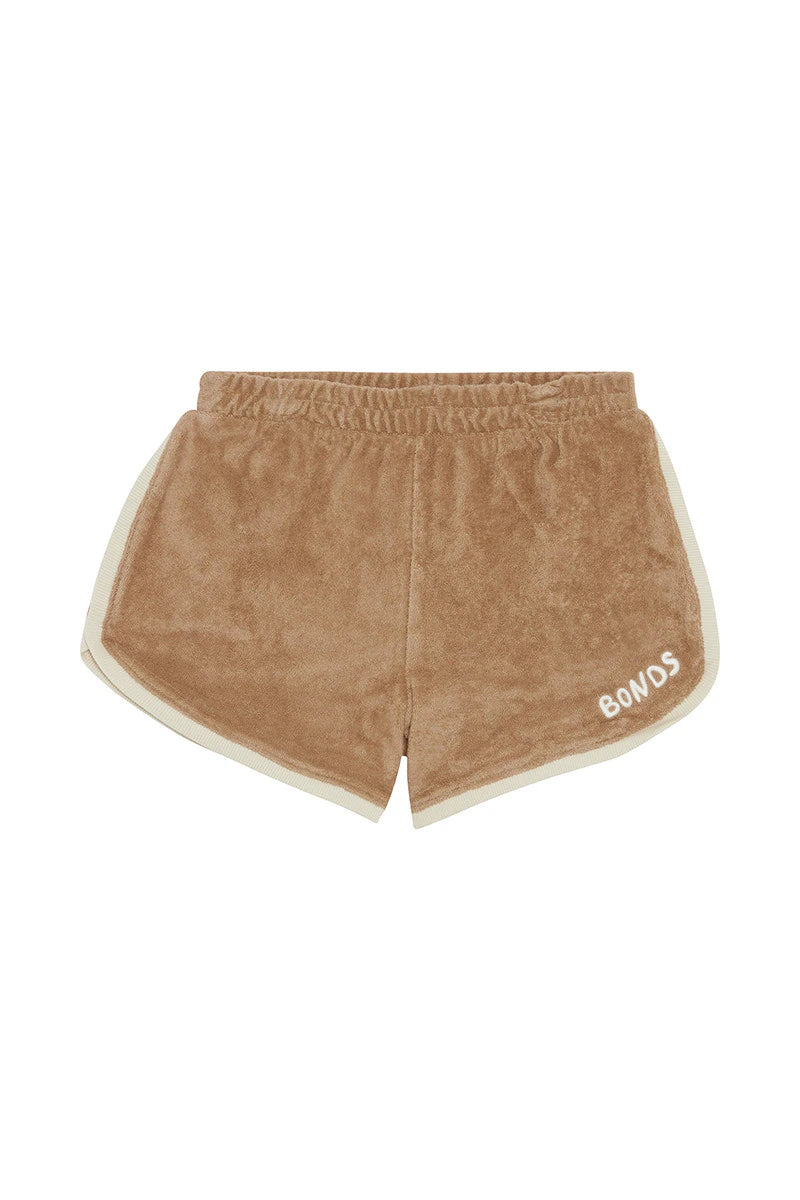 Bonds Kids Terry Towelling Short - Almond Latte