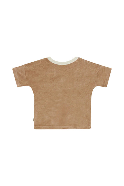 Bonds Kids Terry Towelling Tee - Almond Latte