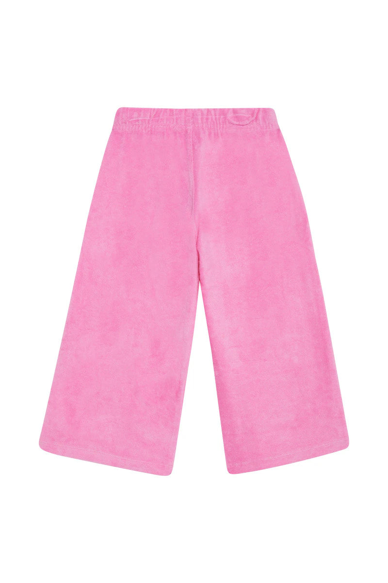 Bonds Kids Terry Towelling Wide Leg Pant - Blind Blossom