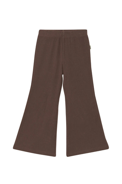 Bonds Kids Wide Rib Flare Pant - Truffle