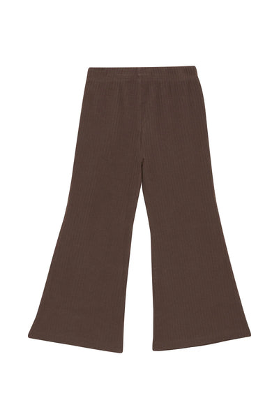 Bonds Kids Wide Rib Flare Pant - Truffle