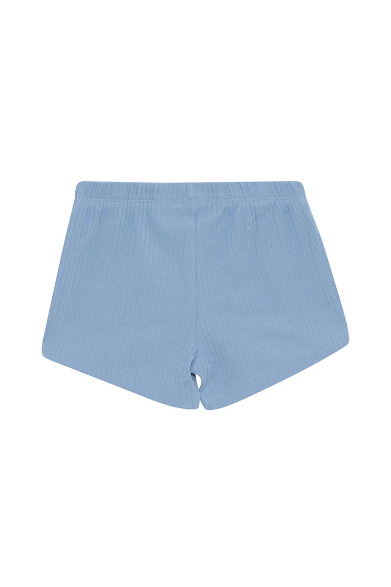 Bonds Kids Wide Rib Short - Blueberry Cream