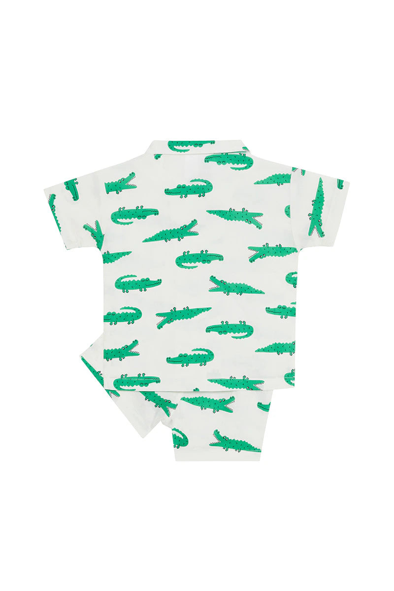 Bonds Kids Woven Sleep Set - Crocodile Stomp