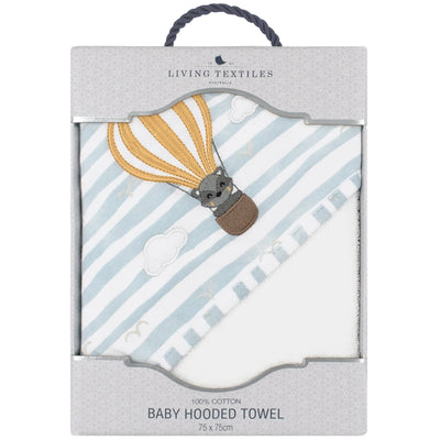 Living Textiles Hooded Towel - Up Up and Away