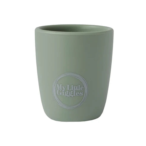 My Little Giggles Silicone Mini Drinking Cup - Sage