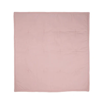 My Little Giggles Organic Cotton Play Blankets / Cot Quilt - Dusty Pink