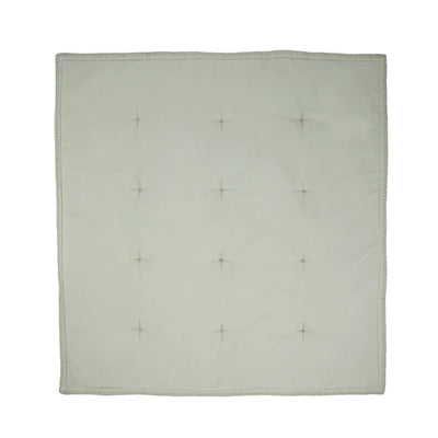 My Little Giggles Organic Cotton Play Blankets / Cot Quilt - Sage