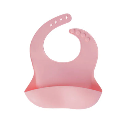 My Little Giggles Silicone My Little Bib - Blush Pink