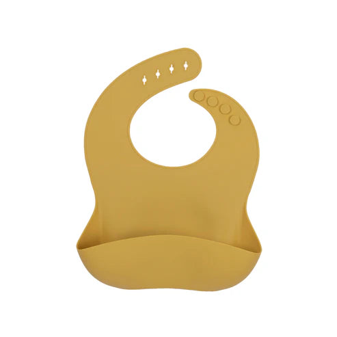 My Little Giggles Silicone My Little Bib - Mustard