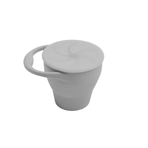 My Little Giggles Silicone Snack Cup - Grey