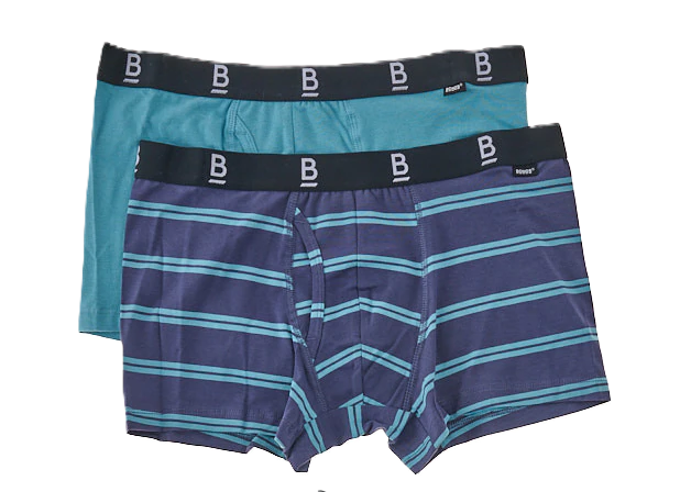 Bonds Men's Fly Front Trunk 2 Pack - Blue/Teal