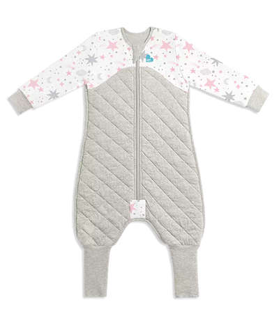 Love To Dream Quilted Cotton/Polyester Filling Sleep Suit 3.5 TOG - Soft Pink