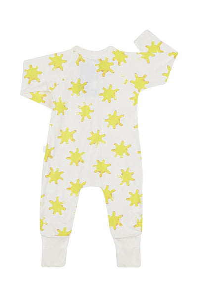 Bonds Organic Zip Wondersuit - Sunshine Time Cream