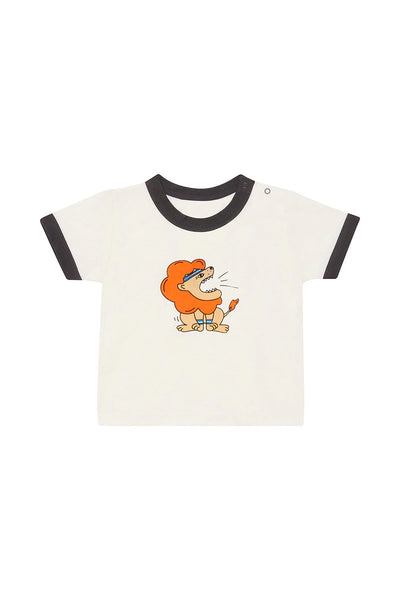 Bonds Baby Ringer Tee - Fearless Roar Lion