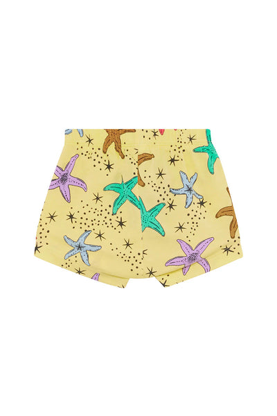 Bonds Roomies Short - Starry Sea Sway Yellow