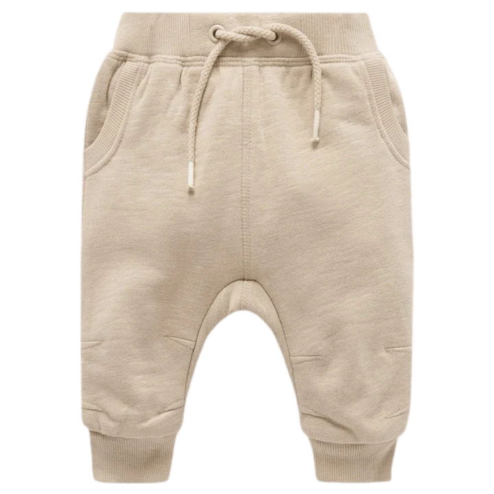 Purebaby Slouchy Track Pants - Biscuit