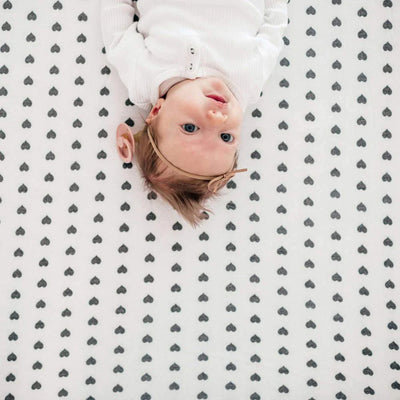 Copper Pearl Premium Knit Fitted Crib Sheet - Smitten