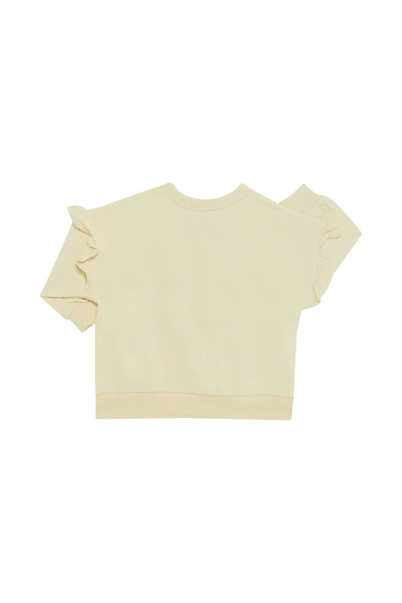 Bonds Soft Threads Frill Pullover - Post Yellow