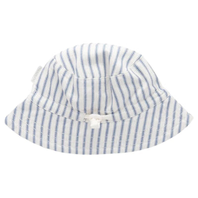 Purebaby Striped Bucket Hat - Nautical Stripe