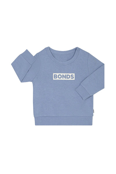 Bonds Baby Tech Sweats Pullover - Mountain Blue