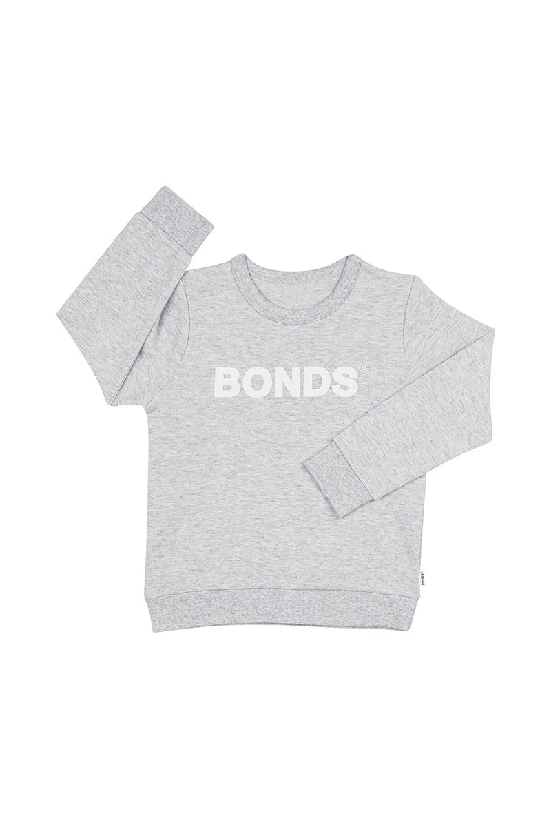 Bonds Tech Sweats Pullover - New Grey Marle