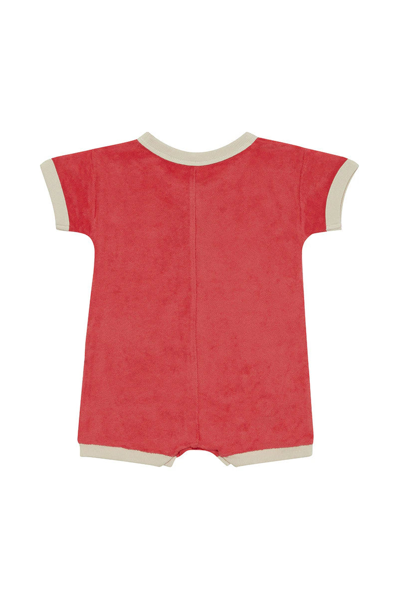 Bonds Terry Towel Tee Suit - Cherry Soda