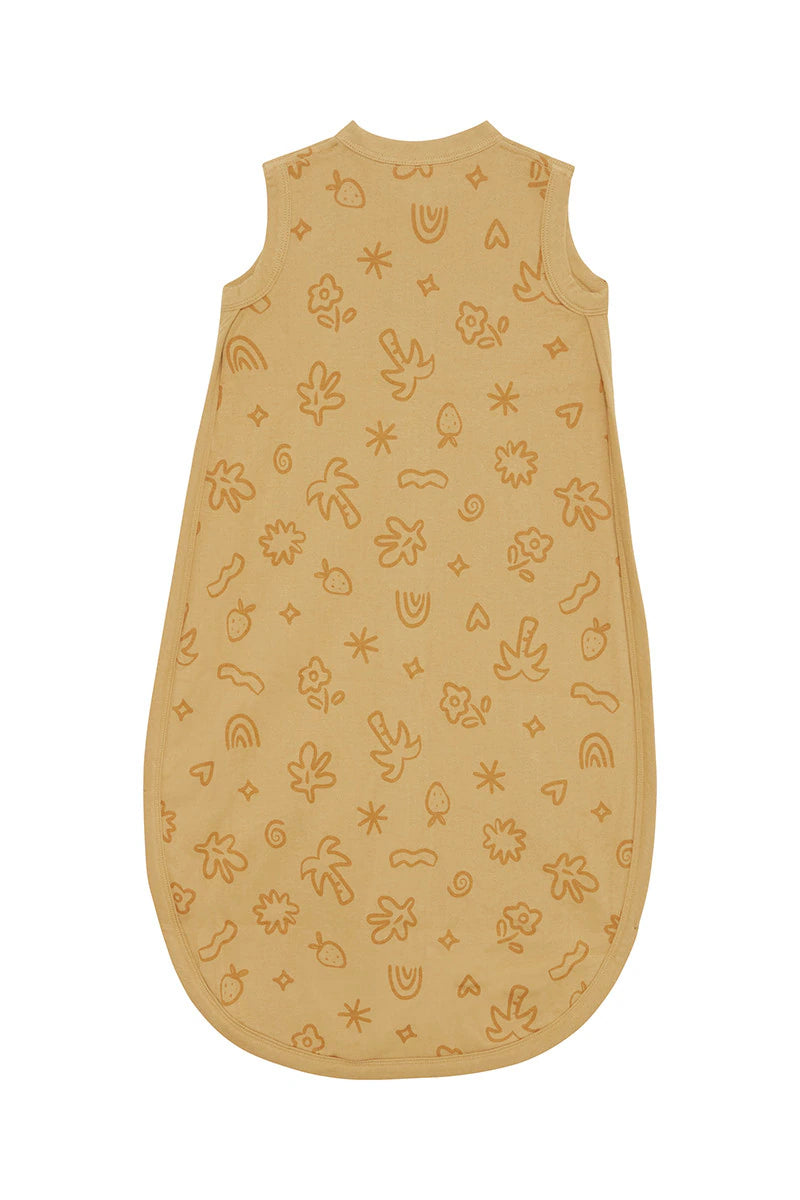 Bonds Warmer Nights Wondersleep Sleep Bag 0.8 TOG - Treasure Hunt Mustard