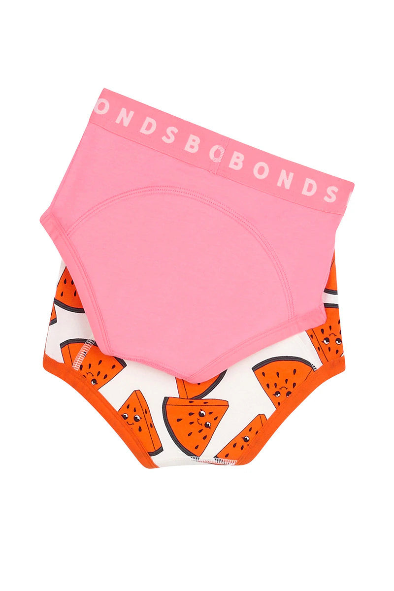 Bonds Whoopsies Toilet Training Undies 2 Pk - Watermelon Pink