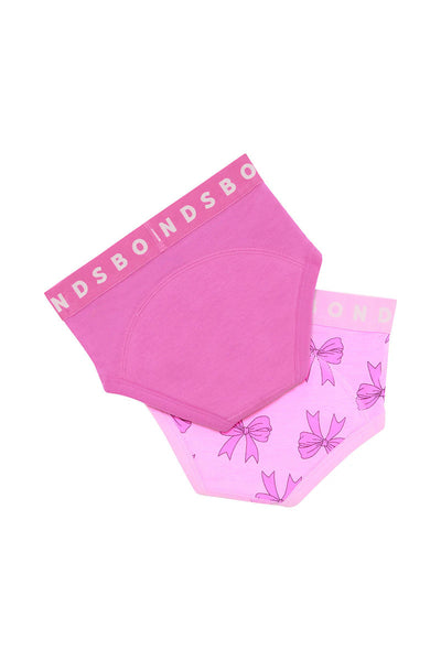 Bonds Whoopsies Toilet Training Undies 2 Pack - Bow-Tastic / Cotton Pretty Power