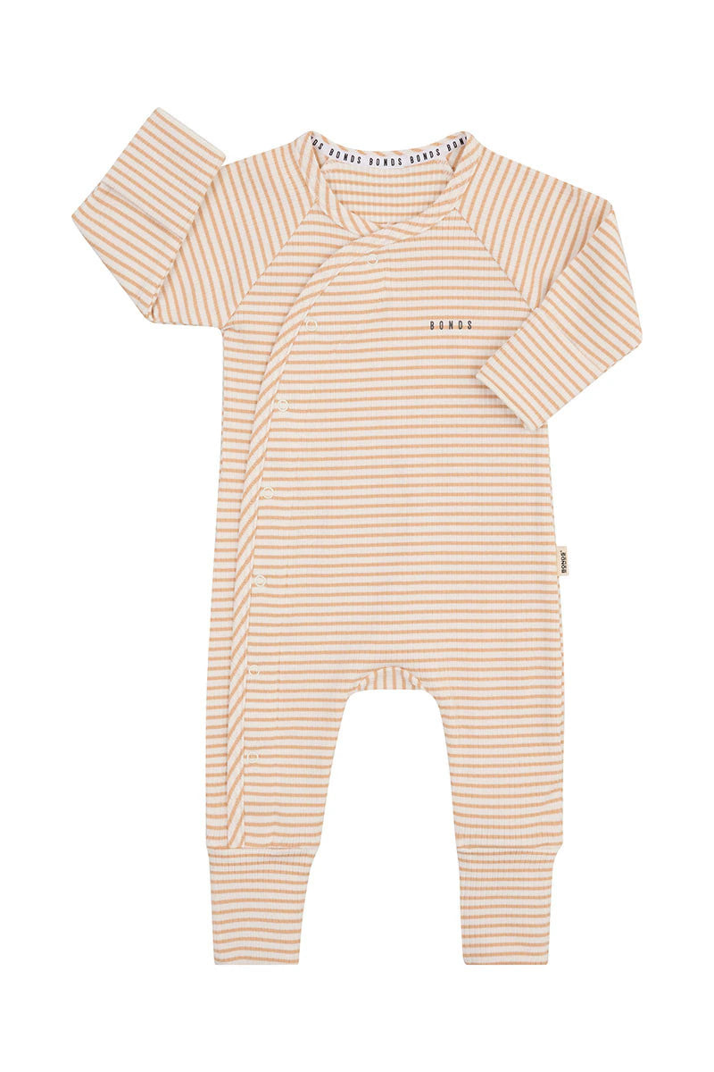 Bonds Wide Needle Rib Coverall - Cappucinno Time/Marscapone