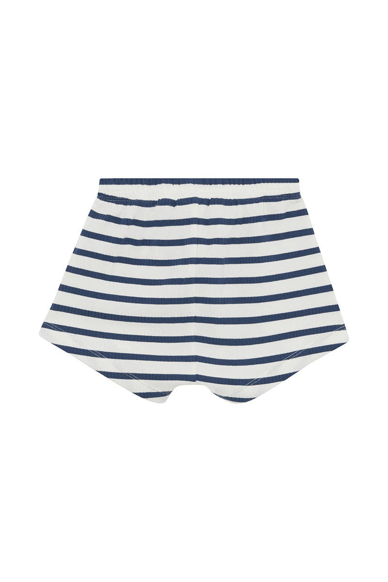 Bonds Wide Needle Rib Short - Marscapone /Bastille Blue