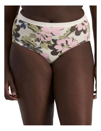 Bonds Womens Cottontails Full Brief 3 Pack - Pink/Multi