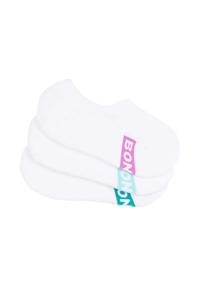 Bonds Womens Logo Sneaker 3 Pack - White Pop