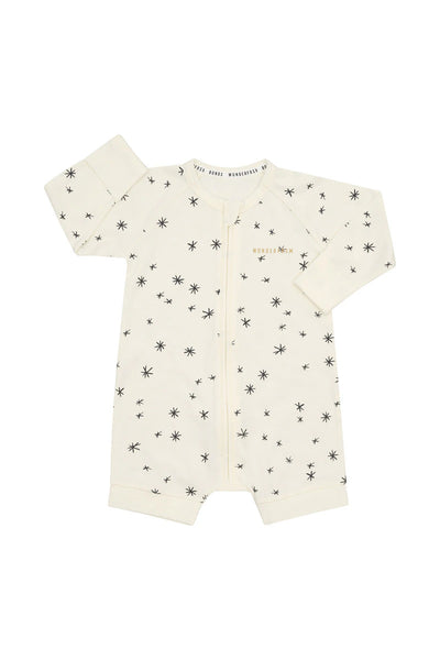 Bonds Wonderfresh Long Sleeve Romper - Crayon Star Marscapone