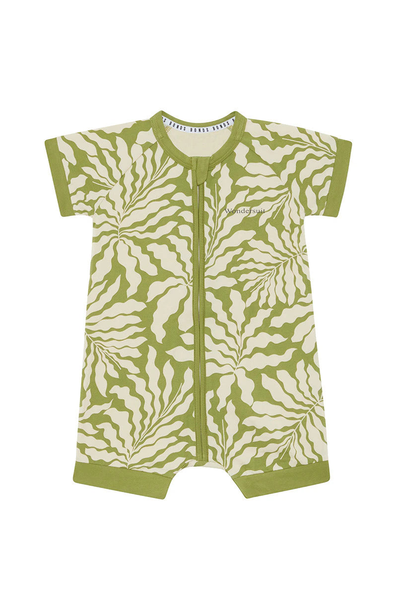 Bonds Zip Romper - Sunshine Tropics Khaki