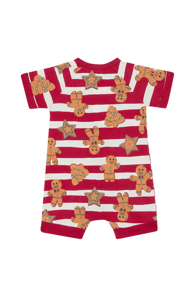 Bonds Zip Romper - Gingerbread Parade