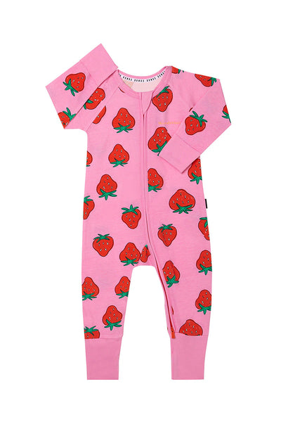 Bonds 2 Way Zip Wondersuit - Strawberry Sugar Pink