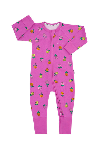 Bonds Zip Wondersuit - Rose Garden Purple