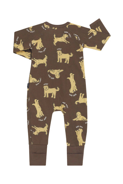 Bonds Zip Wondersuit - Goldie Dog Yellow